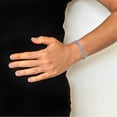 thumbnail image 4 of Princess Cut Gemstone Tennis Bracelet in Sterling Silver, 4 of 4