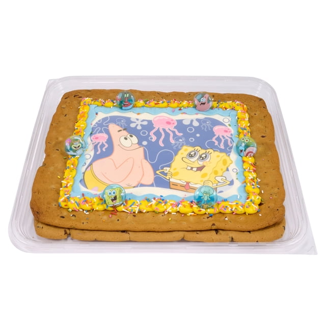 Spongebob Half Sheet Cookie Cake