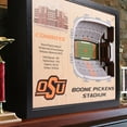 thumbnail image 2 of YouTheFan Oklahoma State Cowboys 25-Layer Football Stadium View 3D Wall Art, 2 of 5