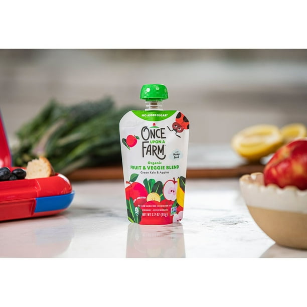 Once Upon A Farm Organic Fruit Veggie Blend Variety Pack, oz