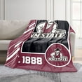 thumbnail image 2 of Logo Brands New Mexico State Aggies 60"x70" Super Plush Blanket, 2 of 6