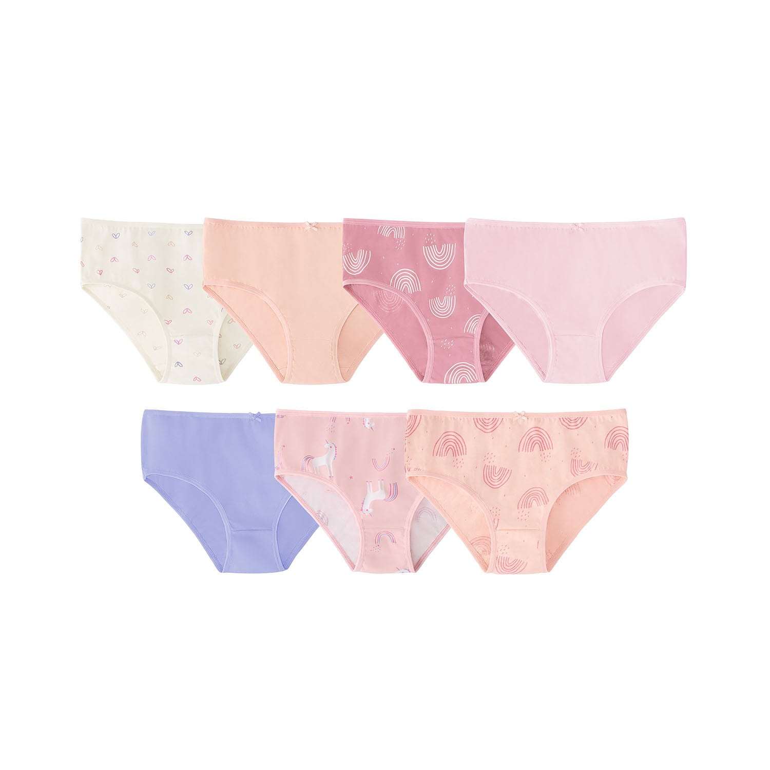 7-Pack Member's Mark Girls Organic Cotton Brief