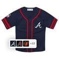 thumbnail image 3 of Atlanta Braves Youth Jersey, 3 of 4