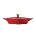 thumbnail image 3 of Tramontina 3-Quart Heart Shape Enameled Cast Iron Dutch Oven (Shallow, Oven Safe), 3 of 11