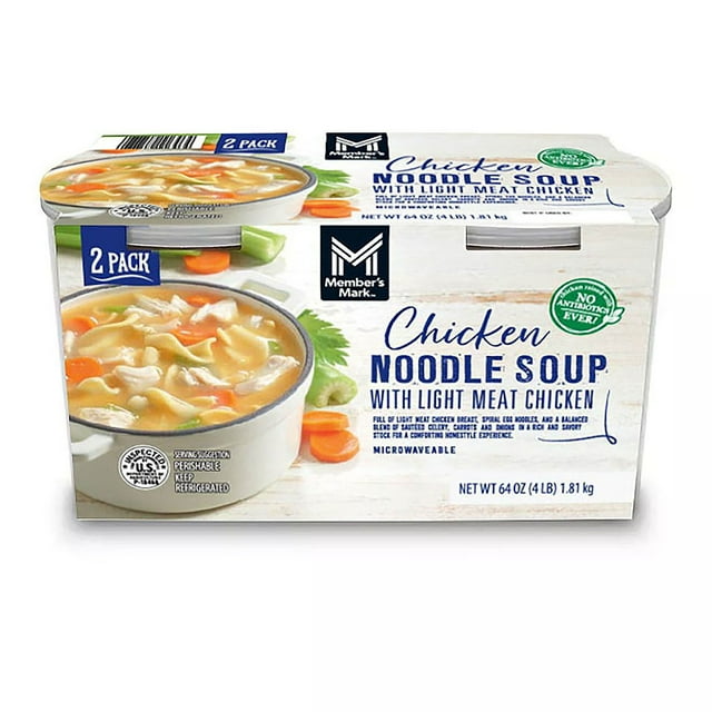 Member's Mark Chicken Noodle Soup, 32 oz., 2 pk.