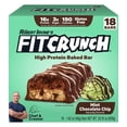 thumbnail image 1 of Chef Robert Irvine's FITCRUNCH High Protein Baked Bar, Mint Chocolate Chip, 18 ct., 1 of 6