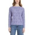 thumbnail image 1 of Nine West Women's Pointelle Boatneck Sweater, 1 of 6