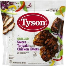 Tyson Grilled Sweet Teriyaki Flavored Chicken Fillets, Frozen,