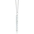 thumbnail image 3 of Lab Created Round Cut Cross Diamond Pendant Necklace in 18K Gold, 3 of 7