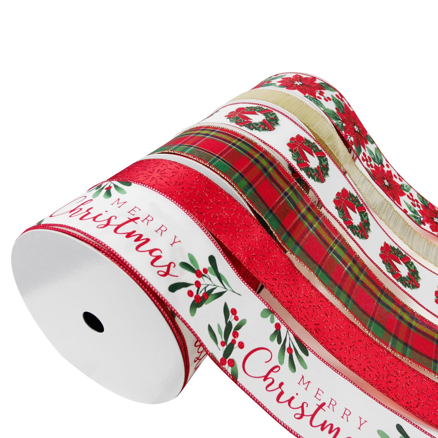 Member’s Mark Premium Wired Holiday Ribbon, 6 pk. - Samsclub.com