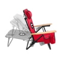 thumbnail image 5 of Logo Brands Georgia Bulldogs Reclining Beach Chair, 5 of 6