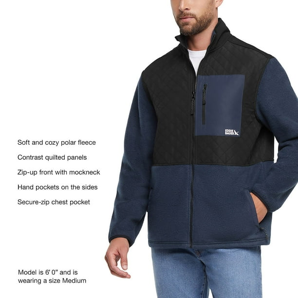 Eddie Bauer Men's Mixed Media Fleece Jacket - Samsclub.com