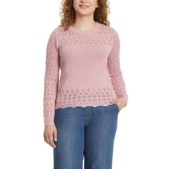 Nine West Women's Pointelle Sweater