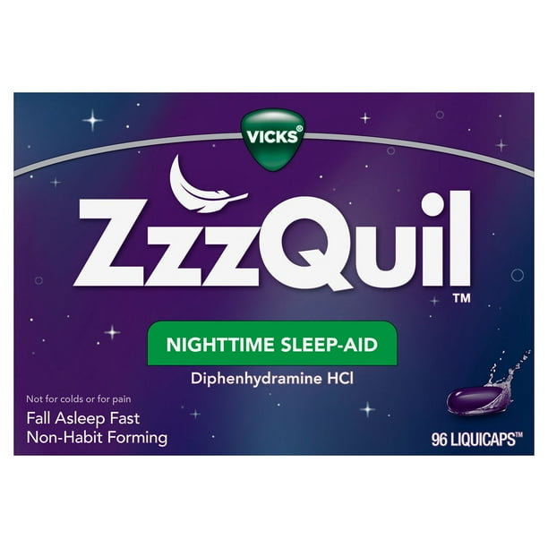 Vicks ZzzQuil Nighttime Sleep-Aid Liquicaps, 96 ct. - Samsclub.com