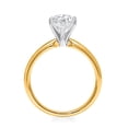 thumbnail image 3 of Lab Created Marquise Cut Solitaire Diamond Ring, 3 of 8