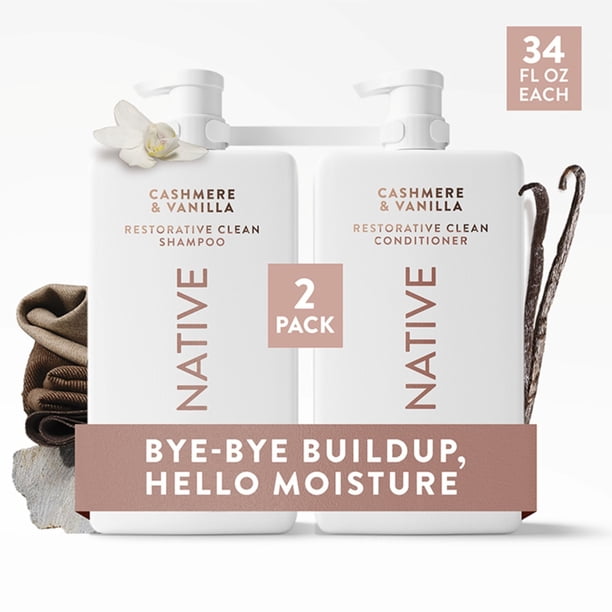 Native Restorative Clean Shampoo + Conditioner, 34 fl. oz., 2pk