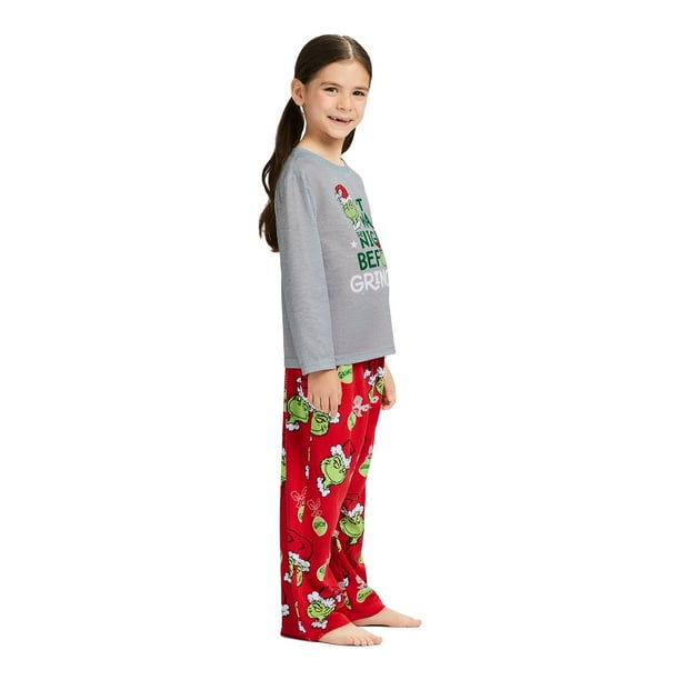 Grinch Family Sleep Kids 2-Piece Pajama Set
