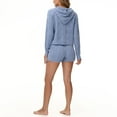 thumbnail image 3 of 525 Women's 2-Piece Hoodie and Short Pajama Set, 3 of 8