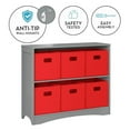 thumbnail image 5 of RiverRidge Horizontal Bookcase with 6 Bins, Assorted Shelf and Bin Colors, 5 of 6