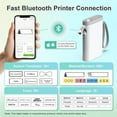 thumbnail image 6 of Nelko P21 Bluetooth Label Printer with 14x40mm 100pcs roll, 6 of 9