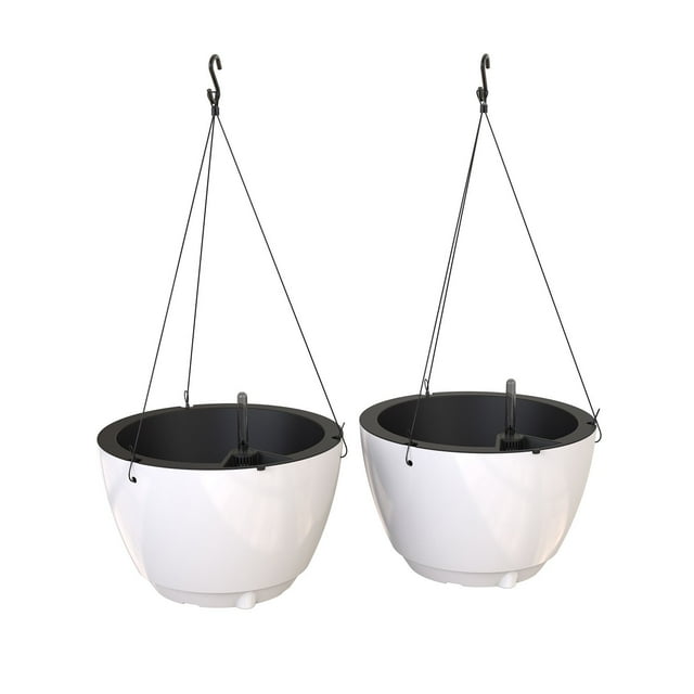 Mayne Caprio 14" Hanging Basket, Set of 2