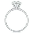 thumbnail image 3 of Cushion Cut Solitaire Diamond Ring in 18K Gold, 3 of 3