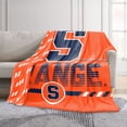 thumbnail image 2 of Logo Brands Syracuse Orange 60"x70" Super Plush Blanket, 2 of 7