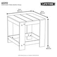 thumbnail image 12 of Lifetime Weather-Resistant Adirondack Table, 12 of 12