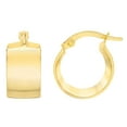 thumbnail image 2 of Huggie Hoop Earrings in 14K Gold, 2 of 3