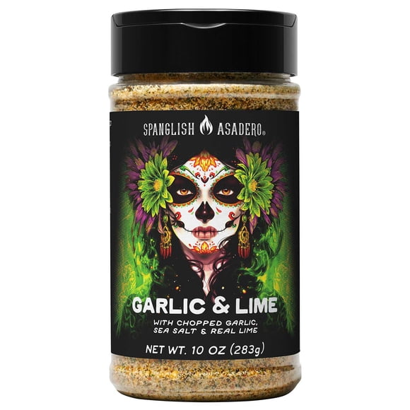 Spanglish Asadero Garlic & Lime Seasoning, 10 oz.