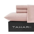thumbnail image 8 of Tahari Home 4-Piece Solid Brushed Microfiber Sheet Set, Twin/TwinXL, 8 of 9