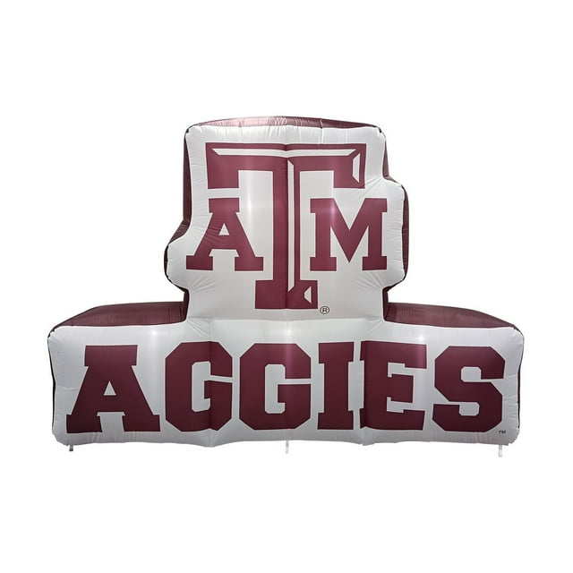 Logo Brands Texas A&M Aggies Pre-Lit 7’x10’ Team Inflatable