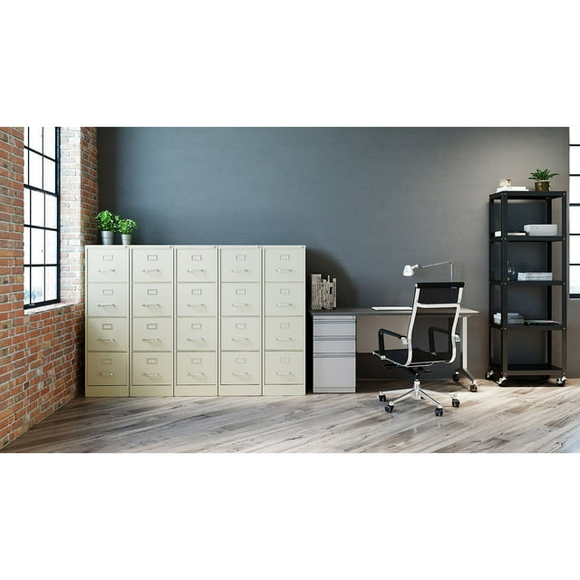 Hirsh 22" Deep Drawer Letter Width Vertical File Cabinet, Assorted Colors & Sizes