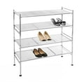 thumbnail image 7 of Seville Classics 2-Tier Steel Mesh Utility Shoe Rack, 26.25" W x 11.75" D x 15.75" H, 7 of 8