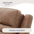 thumbnail image 5 of Cole & Rye Signature Faux Leather Dual Power Recliner Chair, 5 of 10