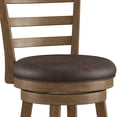 thumbnail image 19 of HH2 Home Ronan Wood Ladder Back Adjustable Height Swivel Stool, 19 of 22
