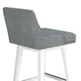 thumbnail image 19 of HH2 Home Upholstered Tapered Back Wood Adjustable Height Swivel Bar Stool, 19 of 19