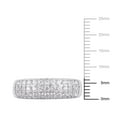 thumbnail image 6 of Round Cut Pavé Diamond Band in 14K Gold, 6 of 6