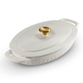 thumbnail image 1 of Tramontina 3-QT. Cast Iron Au Gratin with Lid, 1 of 8