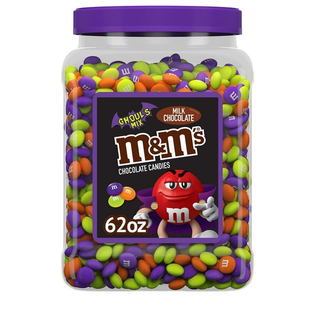 M&M's Ghoul's Mix, Halloween Milk Chocolate Candy, 62 oz.