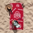 thumbnail image 2 of Logo Brands Ohio State Buckeyes 38"x72" Beach Towel, 2 of 6