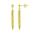 thumbnail image 3 of Diamond Cut Beads Dangle Earrings in 14K Gold, 3 of 4