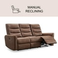 thumbnail image 3 of Bentley 3-Piece Fabric Reclining Set, Assorted Colors, 3 of 16