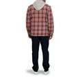 thumbnail image 6 of Aeropostale Men's Flannel Button-Down Hoodie, 6 of 10