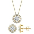 thumbnail image 1 of 1.96 CT. T.W. Diamond Earring and Pendant Set in 14K Gold, 1 of 9