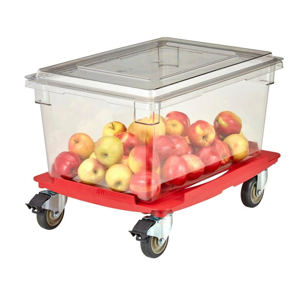 ＣＡＭＢＲＯ キャンブロ　カムドーリーハンドル付　ＣＤ１００Ｈ Cambro Camdolly For EPP Front and Top Loaders, Red CDC400358