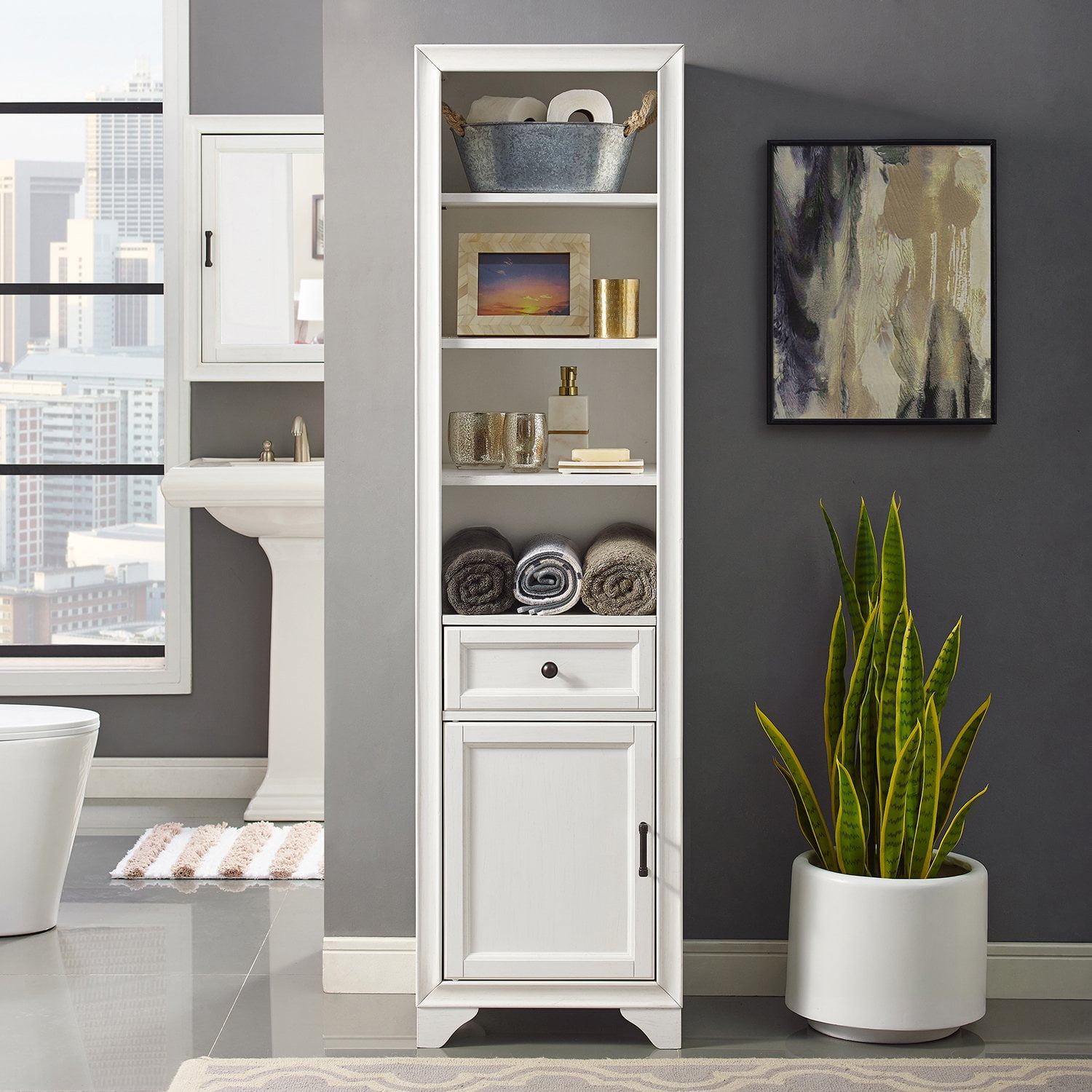 Crosley Furniture Tara Bathroom Cabinet