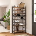 thumbnail image 16 of Seville Classics 3-Tier Resin Slat Shoe Rack, 26.5" W x 12.2" D x 19" H Assorted Colors, 16 of 16