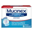 thumbnail image 1 of Mucinex 12-Hour Maximum Strength Chest Congestion Expectorant Tablets, 1200 mg Guaifenesin 56 ct., 1 of 7