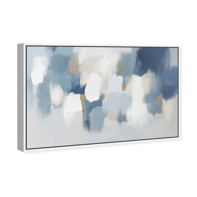 Dreaming Indigo I Blue Abstract Canvas Print by Oliver Gal Prints